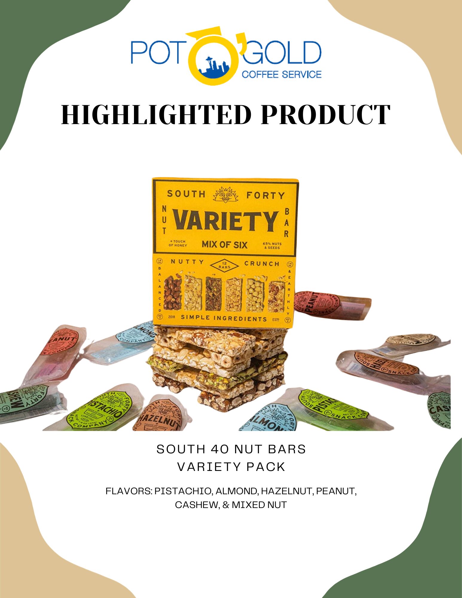 Highighted Product South 40 Nut Bars Variety Pack