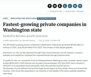 Fastest Growing Companies 2025